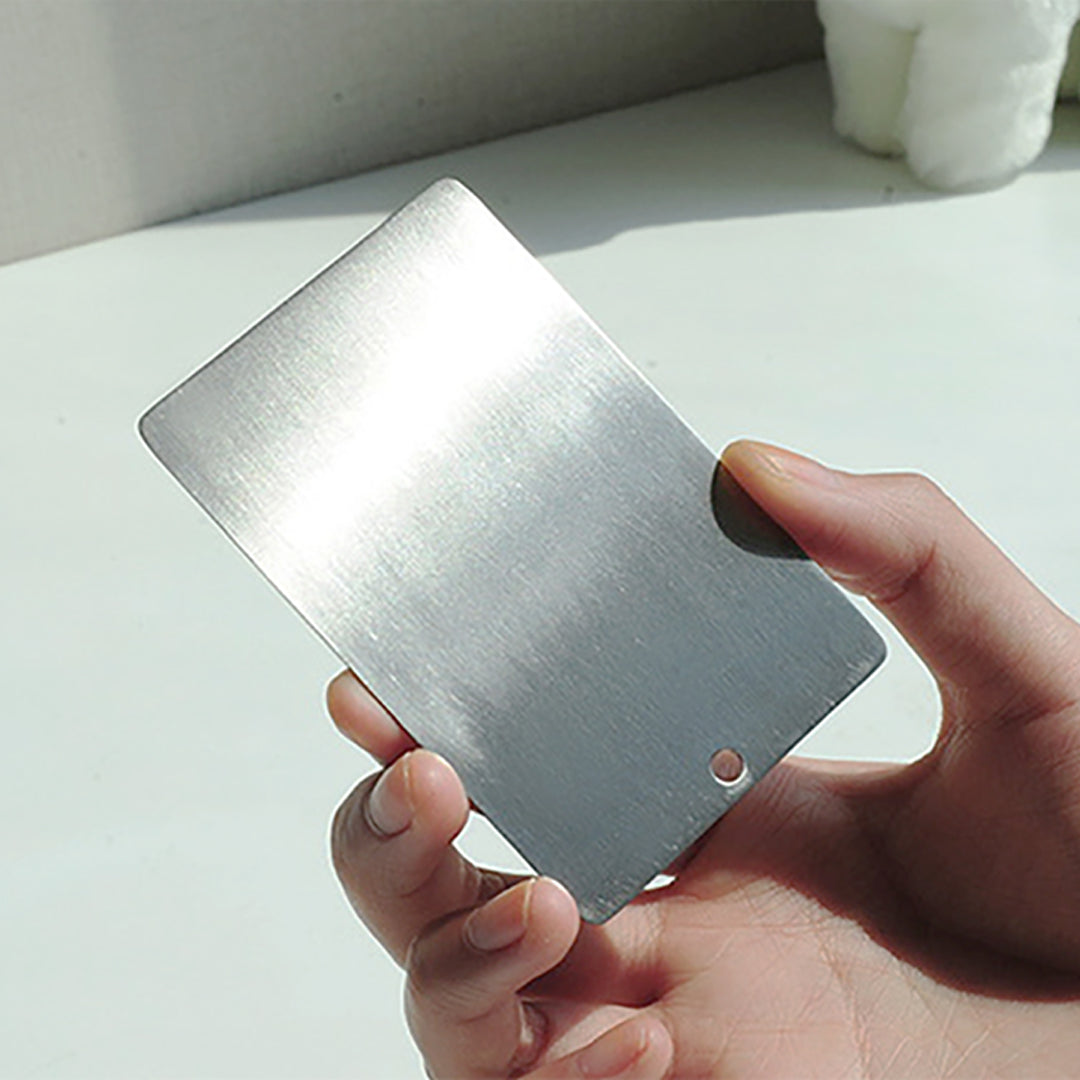 Titanium Wallet Mirror