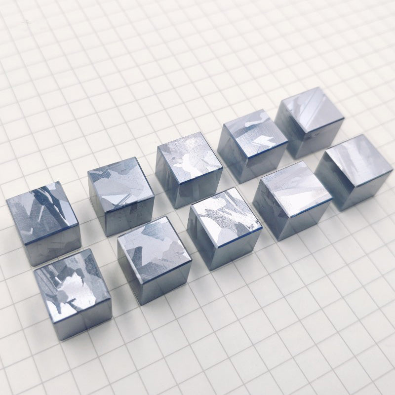 Elemental Metals 10mm Cubes // Tier V Collection Mirror Polished