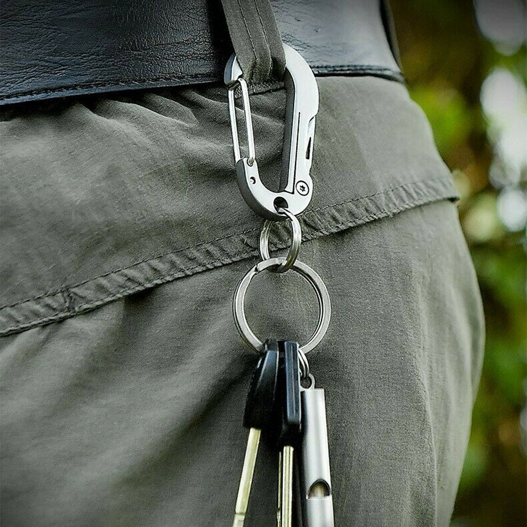 Titanium Survival Carabiner