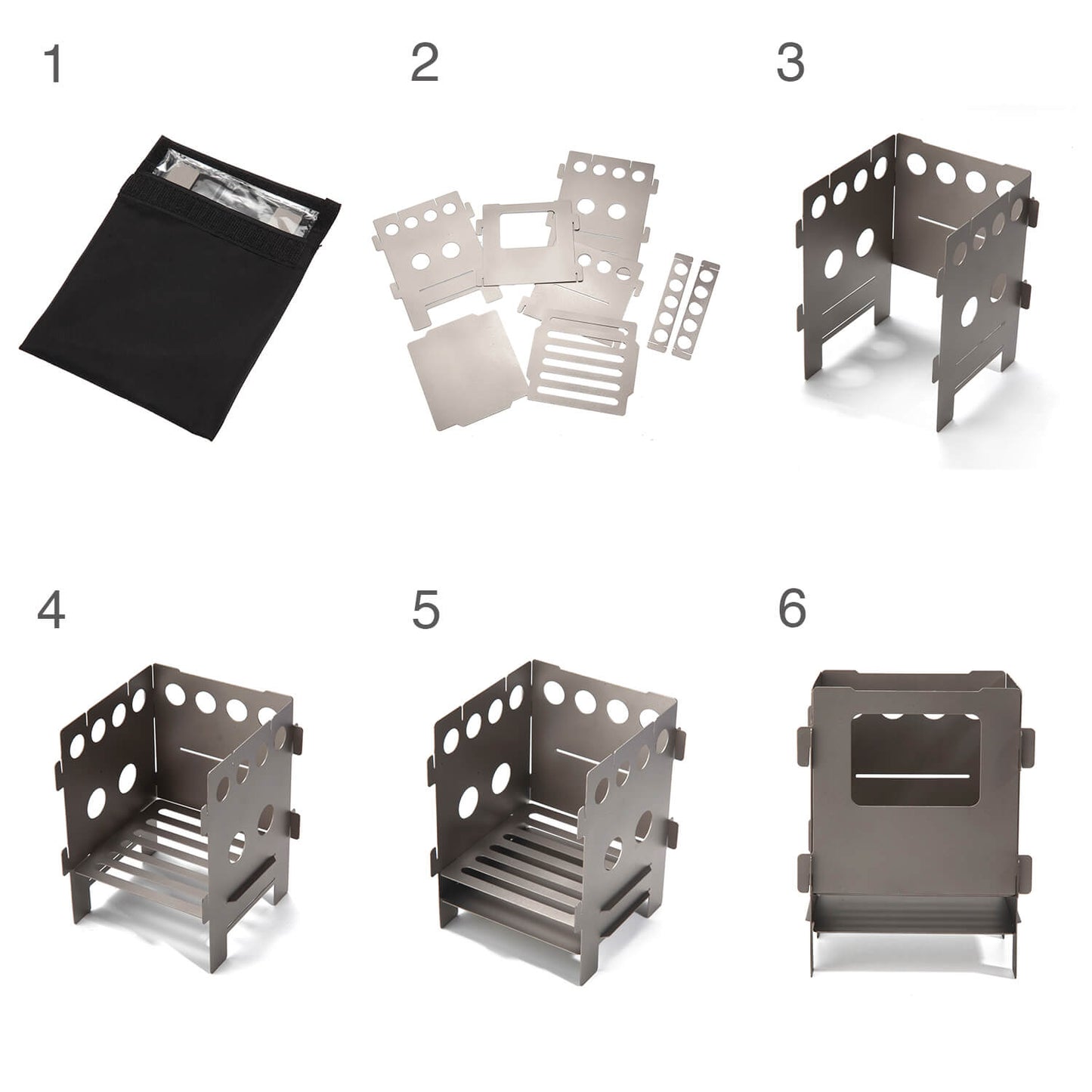 Titanium Flat-Pack Stove