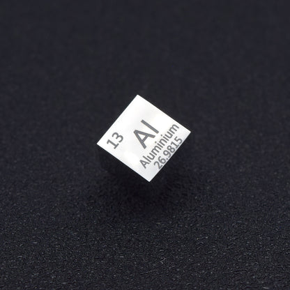 Aluminum - Highly Polished Density Cube 10x10x10mm