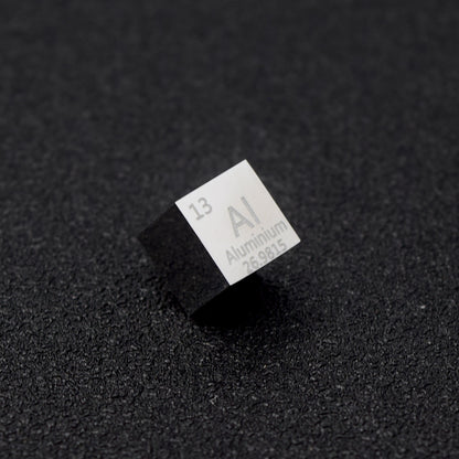 Aluminum - Highly Polished Density Cube 10x10x10mm