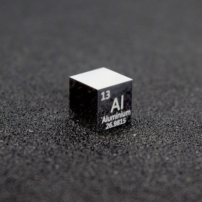 Aluminum - Highly Polished Density Cube 10x10x10mm