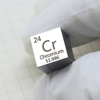 Chromium - Highly Polished Density Cube 10x10x10mm