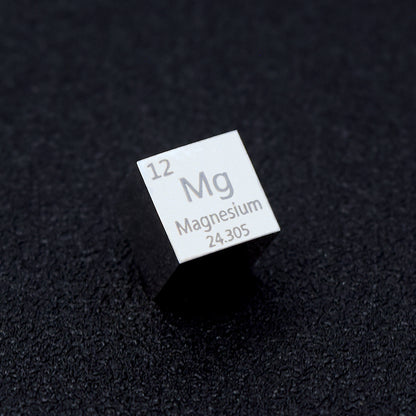 Magnesium - Highly Polished Density Cube 10x10x10mm