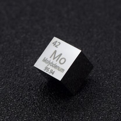 Molybdenum - Highly Polished Density Cube 10x10x10mm