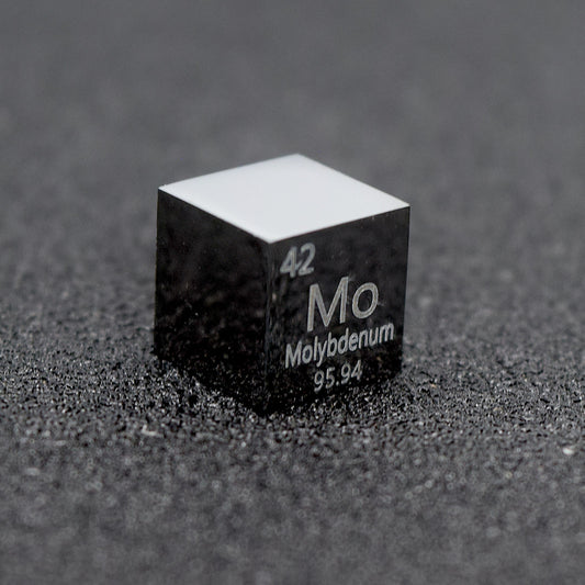 Molybdenum - Highly Polished Density Cube 10x10x10mm