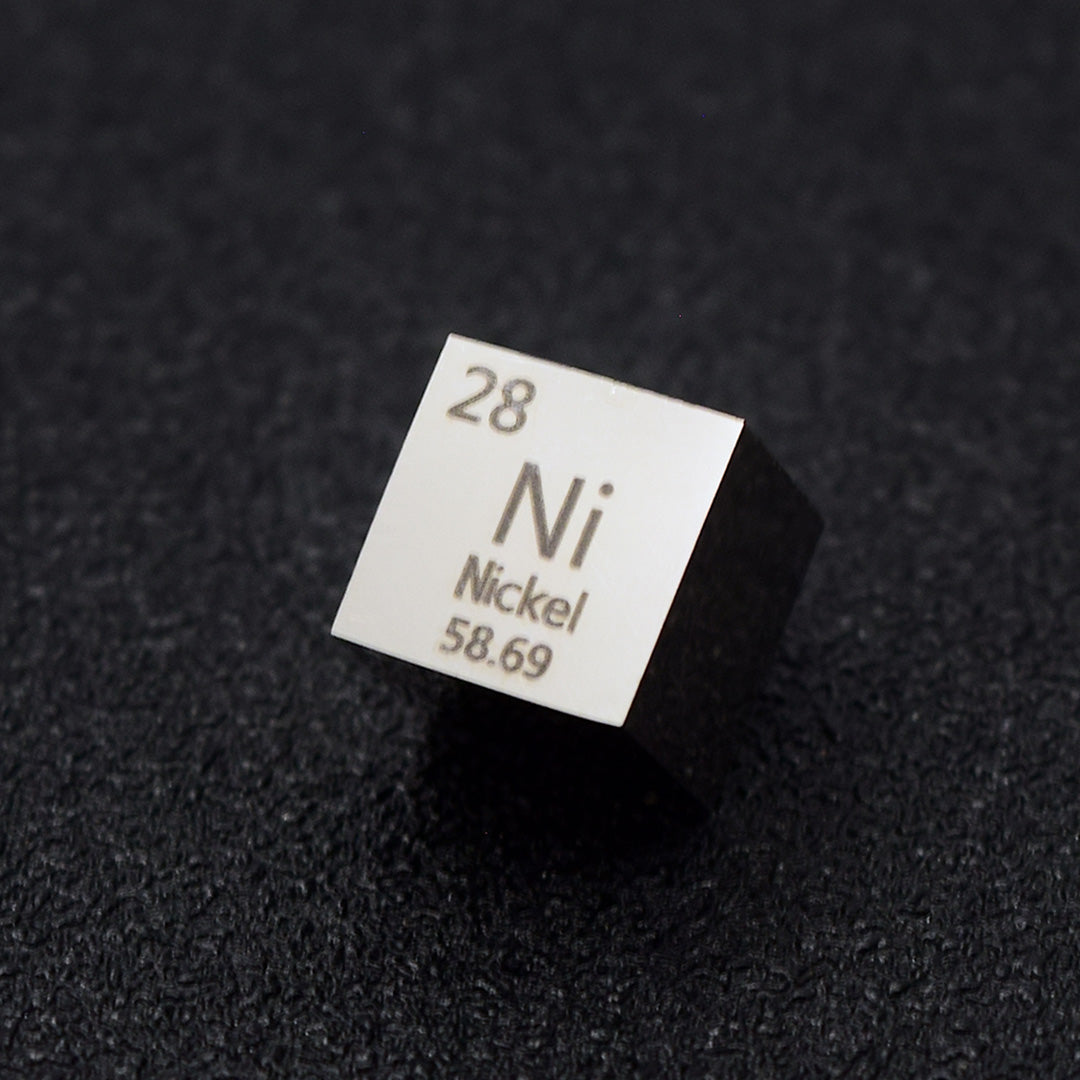 Nickel - Highly Polished Density Cube 10x10x10mm