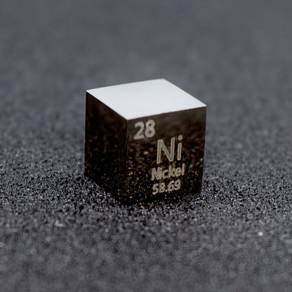 Nickel - Highly Polished Density Cube 10x10x10mm