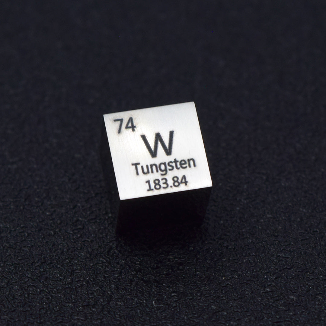 Tungsten - Highly Polished Density Cube 10x10x10mm