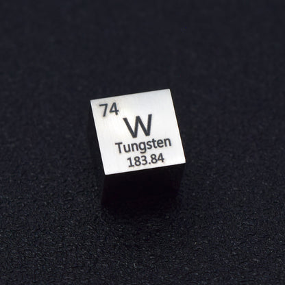 Tungsten - Highly Polished Density Cube 10x10x10mm