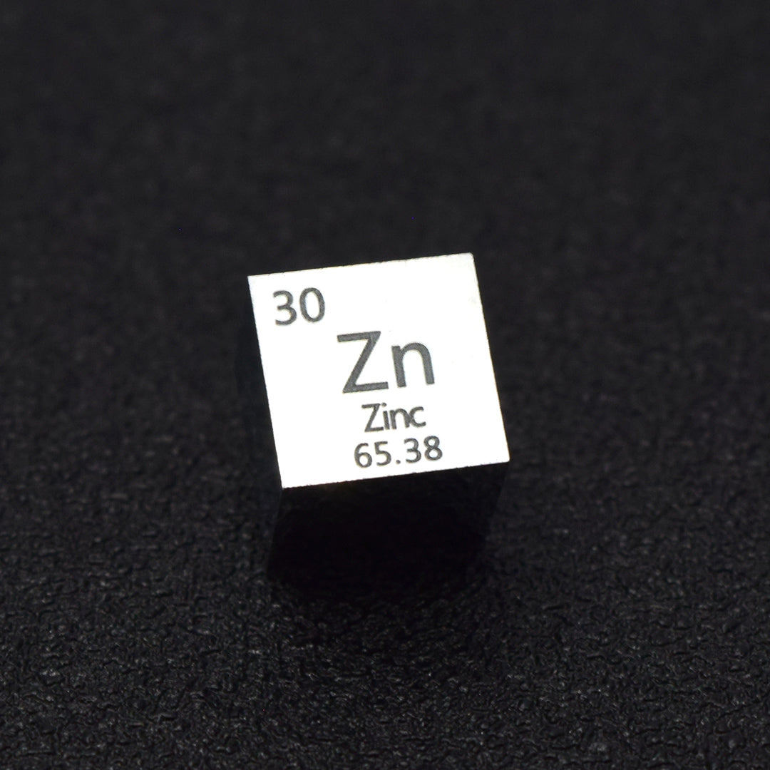 Zinc - Highly Polished Density Cube 10x10x10mm