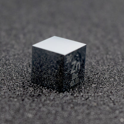 Zinc - Highly Polished Density Cube 10x10x10mm