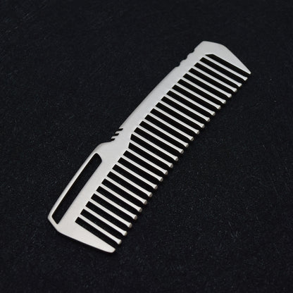 Polished Titanium Comb