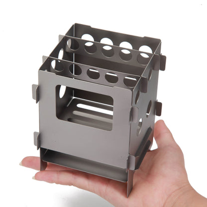 Titanium Flat-Pack Stove