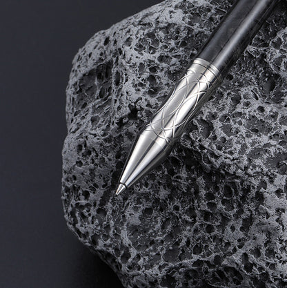 Bolt Action Pen: Titanium + Carbon Fiber